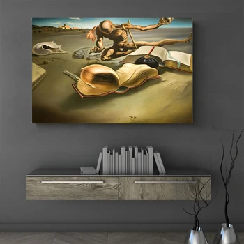 MUTU Salvador Dali Suprarealism Pictura Abstracta Elefant de Artă de Epocă Postere Fotografii Decor Acasă Pentru a Trăi Roow Nici un Cadru