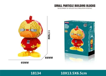 Mini Blocuri Super DuckBill Băiat Mare dimensiune Urs Drăguț Sens Modelul cărămizi Salut Asamblare brinquedos Cadouri pentru Copii Jucarii Hero pentru Copii