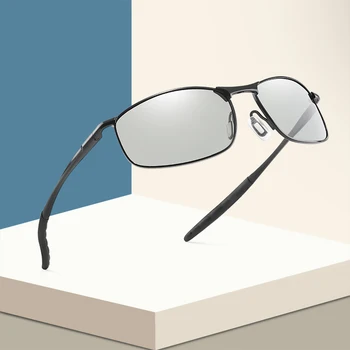 Fotocromice de Brand Designer de Bărbați ochelari de Soare Polarizat lentile Cameleon Ochelari de sex Masculin Schimba Culoarea de Ochelari de Soare de Conducere Ochelari de protectie UV400