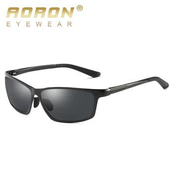 AORON Brand de Aluminiu și Magneziu Bărbați ochelari de Soare Polarizat Design Conducere Ochelari de Soare Oglindă Ochelari de Accesorii de Moda 6520