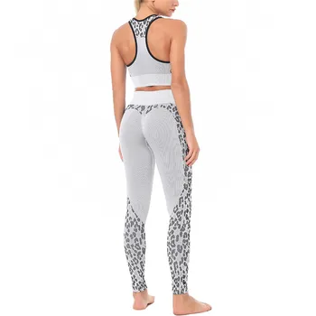 Fără sudură de yoga set de Fitness Sport Costume Femei Sport sutien Yoga vesta de Talie Mare de Funcționare Jambiere Pantaloni de Antrenament Tricouri