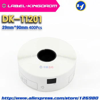 30 Reumplere Role Compatibile DK-11201 Eticheta 29mm*90mm Muri Tăiate Compatibil pentru Brother Imprimantă de Etichete Hârtie Albă DK11201 DK-1201
