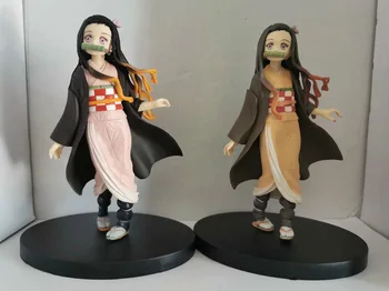 16cm Demon Slayer Figura Tanjirou Nezuko Inosuke figurine Anime Kimetsu nu Yaiba Acțiune Figura Demon blade cifre jucarii Model