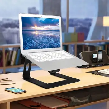 HobbyLane Suport Pentru Laptop Notebook Suport Ridica Calculator Titular Desktop Baza De Aliaj De Aluminiu De Disipare A Căldurii Anti-Derapare Sta