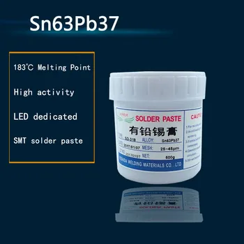 Temperatura scăzută Nu-curat SMT Duce-bearing LED-uri SMT Pasta de Lipit BGA Flux de Lipire Sn63Pb37 500g