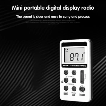 De vânzare cu amănuntul FM/AM Radio cu Două benzi Portabile Reîncărcabile Display Digital Radio Stereo