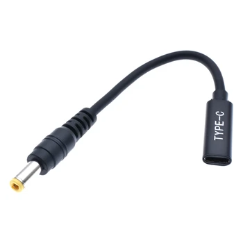 USB de Tip C PD a 5.5*2.5 DC Plug Cablu de Încărcare Cablu pentru Laptop DVD Putere Adaptor Încărcător
