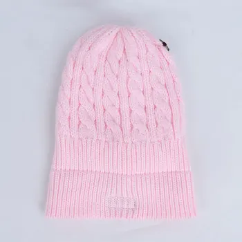 2019 noi pentru copii tricot pălărie de iarnă băieți și fete pompom bumbac pălărie drăguț copil etichetă copii pălărie de iarnă în aer liber cald pălăria distractiv