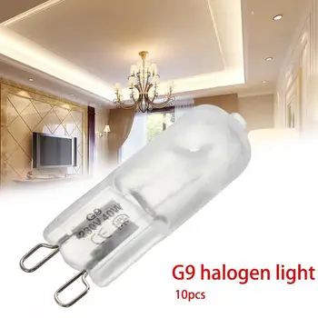 10buc G9 Bec Halogen de 40W 40 Watte Alb Strălucitor Protecție UV de Înaltă Calitate 2800K Alb Cald Becuri cu Halogen Lampă Bec Lumini