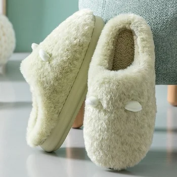 MCCKLE Femei Papuci de Blană Cald Iarna Pantofi Moale Pufos Acasă Confort Interior Doamnelor Papuci de Casa Pentru Femei Papuc Femei