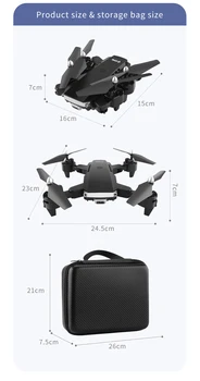 Noi K2 4k Dublu HD WIFI Camera FPV Drone, Presiunea Aerului Înălțime Fixă Aeronave Patru axe Drona Cu Camera / GPS de Poziționare