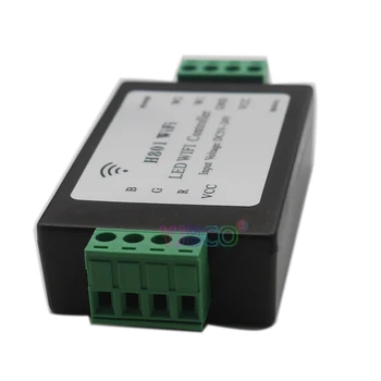 H801 RGBW WiFi Controler cu LED-uri RGBW pentru Benzi cu led-uri de Lumină de bandă DC5-24V intrare;4 CANALE*4A ieșire
