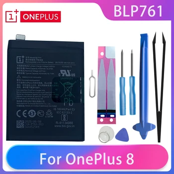 Original Oneplus 8 Plus 8 Bateriei Telefonului BLP761 4320mAh de Mare Capacitate OnePlus Baterii de Telefon Mobil Gratuit Instrumente AKKU