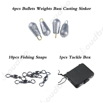177pcs Pescuit Accesorii Kit Set cu Cutie de Pescuit de Pescuit, Inclusiv Sinker Greutăți de Pescuit Pivotează Fixează Jig Cârlig de Pescuit