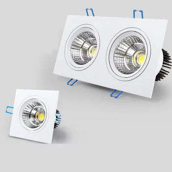 1buc economisire a Energiei Încastrat LED Estompat corp de Iluminat COB 10W/20W30W CONDUS la fața Locului lumina decor Plafon Lampă AC 110V 220V