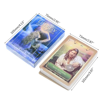 Energie Carduri Oracle Versiunea în limba engleză Tarots 53-Punte Carte Divinație Tabla de Joc N58B