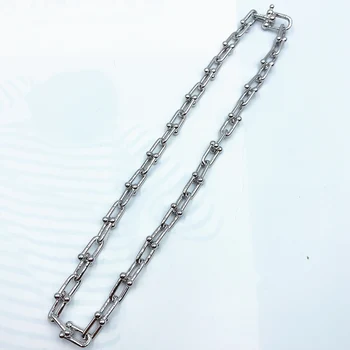 Argint 925 Înaltă Calitate Colier,Fierbinte De Lux În Formă De U, Bijuterii, Original Genuine 1: 1 Cu Logo-Ul,Femeile Petrecere De Vacanță Cadou