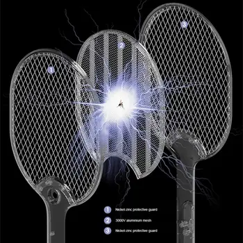 Electric Bug Zapper bâte de baseball Mosquito Killer Reîncărcabilă cu LED pentru Interior și Exterior