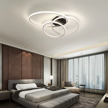 LICAN Moderne LED lumini Plafon pentru Dormitor, camera de zi aluminiu corp de iluminat pentru acasă Rotund lampă de Tavan pentru casa Dormitor