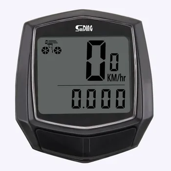 Rezistent la apa Biciclete Calculator Cu LCD Display Digital Biciclete Kilometraj Vitezometru Bicicleta prin Cablu Cronometru Accesorii de Echitatie