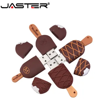 JASTER USB 2.0 noul ice cream drăguț USB flash drive USB Pen Drive slujitorii Memory stick stick de 4GB 8GB 16GB 32GB 64GB cadou