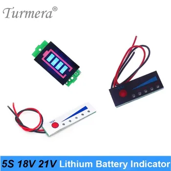Turmera 5S 18V 21V indicator de Baterie Tester Baterie de Litiu de Capacitate Displayer Module pentru Burghiu Electric Șurubelniță 18V 21V Utilizare