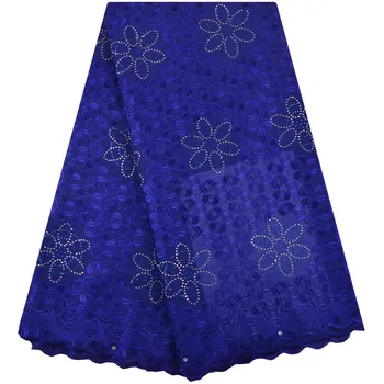 2019 Înaltă calitate Nigerian dantela tesatura din Africa dantela tesatura francez voile dantela cu snur din material textil pentru petrecerea de nunta A1311