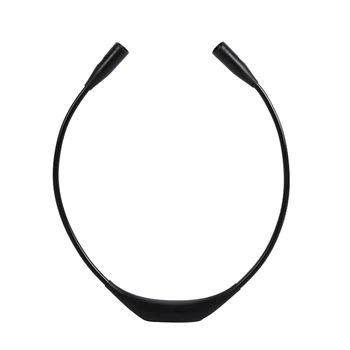 Hands Free Lumina de Citit de Protecție a Ochilor USB Reîncărcabilă Gât Agățat de Brațul Flexibil 3 Moduri de 4 LED-uri Unghi Reglabil Estompat