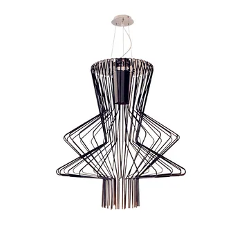 Nordic Moderne Cușcă de Metal Pandantiv Lumini Foscarini Colivie LED DIY Lampi Lampi Suspendate E27 pentru Hol Bucatarie Dormitor
