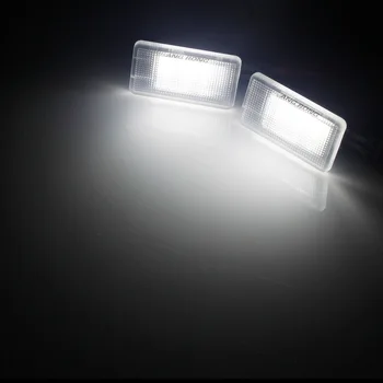 ANGRONG 2x LED Picioarelor Curtoazie Ușa Laterală Lumina Pentru Volvo V70 XC70 XC60 V40 V60 S60 S80 Alb
