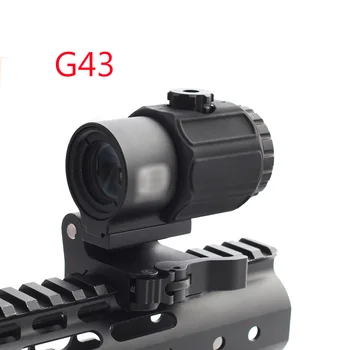 Magorui Tactice G43 3x Lupa domeniul de Aplicare Vedere cu Comutator pentru Partea STS QD Muntele se Potrivesc pentru 20mm feroviar Pușcă de Vânătoare accesorii