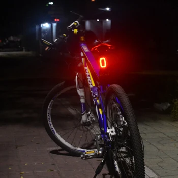 Bicicleta Lumina MEILAN Biciclete Coada Lumina X6 Inteligent de Lumină de Frână 8 Modul de Rezistenta Lung Frana Senzor de Avertizare Noapte de Echitatie Coada Lumina