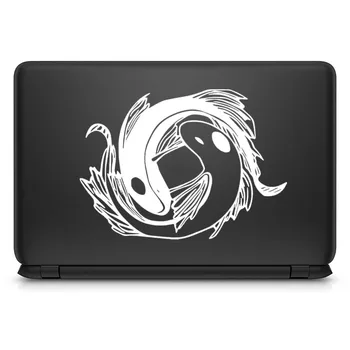 Yin Yang Koi Pește Avatar the Last Airbender Laptop Autocolant pentru Macbook Pro 16 Air Retina 11 12 13 15 Inch Notebook Mac Book Piele