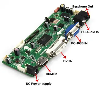 LCD/LED Controller Driver Bord M. NT68676 (HDMI+VGA+DVI+Audio) 1440*900 pentru LTN170WX-L05 LP171W01