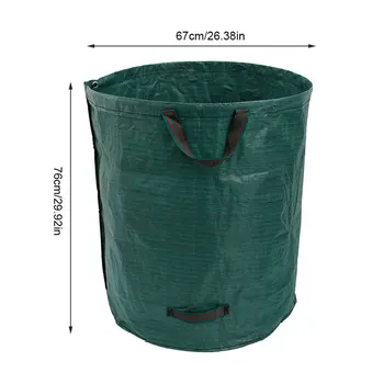 3PCS Deșeuri de Grădină Saci de Mare Capacitate Reutilizabile Frunze Sac de Gunoi Pliabil de Colectare a Gunoiului Container Sac de Depozitare Unelte de Grădinărit