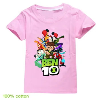 Desene Animate Ben10 Băieți Copii Haine De Moda Bumbac Fete Topuri De Crăciun Tricouri Copilul Unisex European, American Style T Shirt Masca