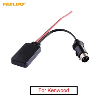 FEELDO 1 BUC Masina Aux-in Bluetooth Wireless Adaptor Modulul Receptor Audio Cablu Aux pentru Kenwood 13Pin CD/DVD Host Cablu AUX