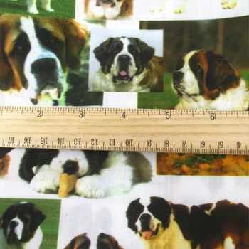 50*145cm Animal Print Poliester Tesatura de Bumbac pentru Tesut Copii Home Textile de Cusut pentru Papusa Rochie de Mireasa Cortina,1Yc9120
