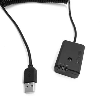 5V 2A-4A a. AC-PW20 NP-FW50 USB Primăvară Cablu Adaptor pentru aparat Foto Sony Alpha NEX F3 5R 5T 3N 5N A33 A37 A5000 A6000 A6300 A6500
