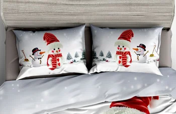 Lenjerie de pat 3d Chrimstmas lenjerie de Pat decor Stana set de lenjerie de pat de Zăpadă carpetă acopere 3D lenjerii de pat de Crăciun pomul de Crăciun decor textile de Casa