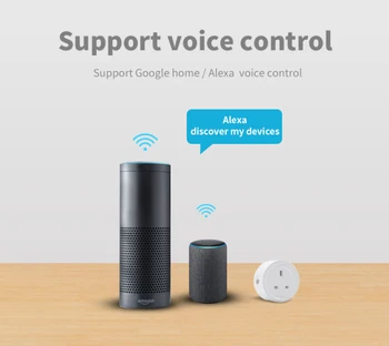 Casa noua de Control de la Distanță UK Plug 100V-240V 10A Voce de Control Inteligent WIFI, Socket Sincronizare de la Distanță de Control de Muncă Cu Amazon Alexa Google