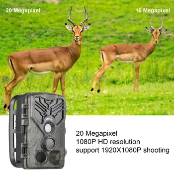 HC-810A 1080P 20MP HD Vânătoare animale Sălbatice Camera Scouting Trail Camera Wildview de Mișcare PIR Camera Viziune de Noapte Acasă în condiții de Siguranță Joc Cam