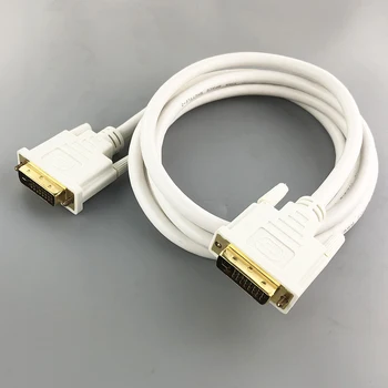 Dual Link DVI-I Cablu de 1,8 m 6ft-DVI Digital și Analogic cablu DVI 24+5 male la DVI 24+5 de sex masculin