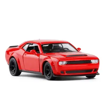 1/36 Scară Dodge Challenger SRT Demon Jucărie turnat sub presiune, Model Cu retraga Masina Pentru Copii Cadou de Colectare Transport Gratuit