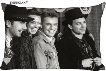 LUQI Cadou de Ziua Îndrăgostiților bumbac Pernă Acoperă Trupa Irlandeză de Rock U2 față de pernă Decorative Cameră Pernă Acoperă