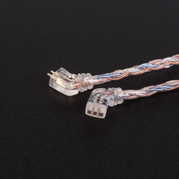 2019 KBEAR 16 de bază placate cu Argint cablu 2pin/TFZ/QDC Cu 2.5/3.5/4.4 Casti Cablu Pentru ZS10 PRO ZST C12 C10 BLON BL-03 V90