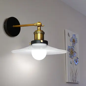 Retro Vintage Loft LED Lampă de Perete Acasă Industriale Decor Camera de zi Baie Plafon de Iluminat Fier Abajur Perete Dormitor Lumina