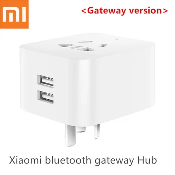 Original Xiaomi Smart Home Dual USB Socket Gateway ZigBee, WIFI, Bluetooth Cu Mijia APLICAȚIE pentru Smartphone