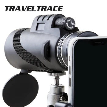 Puternic 40x60 Monocular pentru Smartphone Zoom HD Ocular Obiectiv Handheld Portabil Telescop Militar Profesionist Vânătoare Concert