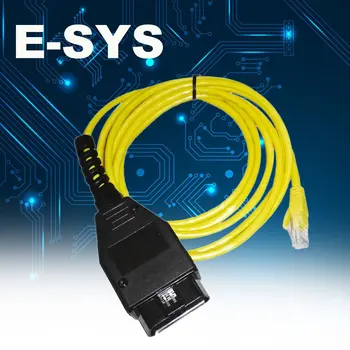 Ethernet Interfata OBD cu Cablu de Înaltă Performanță E-SYS ICOM Codificare F-series Pentru ENET 2M Codurilor de eroare de Diagnostic Scanner